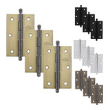Dobradiça Porta Janela 3 1 2 X 2 5 16 União Mundial 3 Pçs
