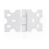 Dobradiça Rustica Mexicana Colonial Moveis Antigos Kit 6 Un Cor Branco