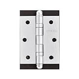 Dobradiça Unitária Com Rolamento 3530 Aço Inox Escovado Dobradiça Unitária Com Rolamento 3530 Aço Inox Escovado