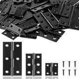 Dobradiças De Porta Quadradas Hotop 24 Peças Aço Inoxidáve