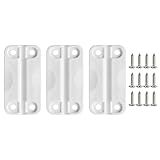 Dobradiças Refrigeradoras Para Caixas De Gelo Iglu Dobradiças De Substituição Para Refrigerador Igloo Conjunto De Substituição De Dobradiças De Plástico Refrigerador Com Parafusos 3