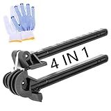 Dobrador De Tubo De 180 Graus Dobrador De Tubo 4 Em 1 Ferramenta Manual De Dobrador De Tubo De Cobre Para Tubos De Cobre Latão Alumínio E Aço Fino De 1 10 2 Cm 3 20 3 Cm 3 40 6 Cm E 5 40 6 Cm