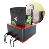 Dock Station 2 Hd Case Ssd Sata Disco 3 5 2 5 Usb Host Sd