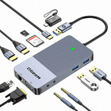 Dock Station Adaptador Hub Usb c 11 Em 1 Com Displaylink