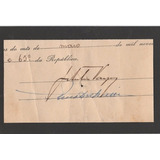 Documento Assinado Por Geúlio Vargas Mbc 1954 Fragmento