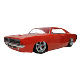 Dodge Charger Laranja Bolha Para Automodelo Escala 1 10