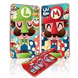 DoepeBAE Game Card Case For Nintendo Switch 3D Dynamic Visual Change Game Card Holder Creative Game Card Storage Box Large Capacity Switch Game Card Organizer With 24 Card Slots M Red 