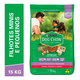 Dog Chow Filhotes Raças Pequenas Carne frango arroz 15 Kg