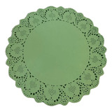 Doilies Toalha De Papel Rendado Redondo 34 5cm Verde 52 Un