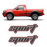 Dois Adesivos Emblemas Sport Ranger 2009 2010 2011  1 Par 