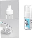 DOITOOL 1 Conjunto 2 Unidades Garrafa De Bomba De Creme De Fundação Sem Ar Frasco De Spray Transparente Frasco Spray Borrifador Frasco Pump Frasco Dispensador Vazio Brilhante Engarrafado