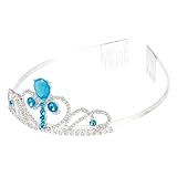 DOITOOL 1 Unidade Tiara De Coroa Infantil Tiara De Noiva Tiara De Casamento Grampos De Cabelo De Strass Coroa Para Crianças Mini Tiara Coroa Bebê Liga De Cabelo Rosa
