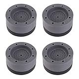 DOITOOL 4Pcs Almofadas Anti Vibração E Cancelamento De Ruído Suporte Aperto Não Slip Pad Pés Para Máquinas De Lavar Máquina De Lavar Roupa Secador De Aparelho