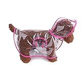 DOITOOL Cachorro Poncho De Chuva Para Animais De Estimação Poncho Impermeável Capa De Chuva De Estimação Roupas De Chuva Para Animais De Estimação Claro Jaqueta Guarda Chuva