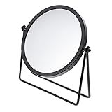 DOITOOL Espelho De Maquiagem Mesa Portátil Penteadeira Portátil Espelho Giratório Quarto Espelho Antigo Penteadeira De Maquiagem Cômoda Retrô Girar Ferro Inventar Configurar
