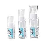 DOITOOL Garrafa De Spray 1 Conjunto 2 Unidades Frasco Borrifador Garrafa Plastico Frasco Dispensador Vazio Transparente Portátil Recarregável Frasco De De Viagem Garrafa De Bomba