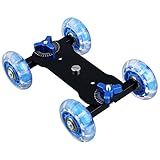 Dolly Slider Rodas Em Gel Para Filmagens Com Câmeras DSLR
