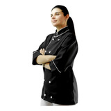 Dolma Branco preto Uniforme Chef Cozinha Restaurante Oxford