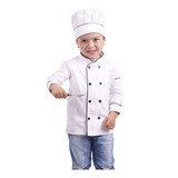 Dólmã Chef De Cozinha Infantil Chapéu