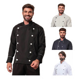 Dolma Chef Masculino Unissex Cozinheiro Várias Cores