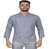 Dolma Chefe De Cozinha Masculino Manga 7 8