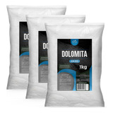 Dolomita Cálcio De Magnésio Torres 1kg Kit 3 Unidades