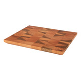 Domama Tábua De Carne Para Churrasco Grande Madeira 36cm X 26cm X 2 5mm Cor Marrom