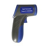 Domary Tacômetro Digital Tacômetro A Laser Medidor De Rpm Portátil Medidor De Velocidade Faixa De Medição De 2 5 99999 RPM Com Display LCD Retroiluminado Para Torno De Máquina Motorizada