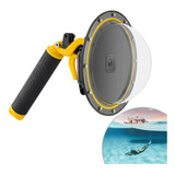 Dome Com Gatilho Para Gopro Hero 8 Telesin 6 Polegadas