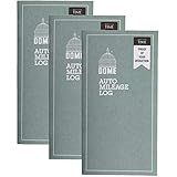 Dome Publishing Company Inc Dome Auto Mileage Log Sem Data 32 Formulários Conjunto De 3 6 1 2 Pol X 6 1 4 Pol Cinza