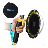Dome Telesin 6 Pol Gopro Hero 8 Black Com Gatilho