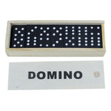 Dominó De Madeira Mdf Simples Com 28 Peças