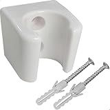 Dona D-cor- Suporte De Parede Branco ABS Para Gatilho De Ducha Higienica Fixador Para Pistola Esguicho De Chuveirinho Bidê Banheiro