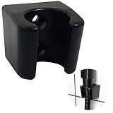 Dona D Cor- Suporte De Parede Preto Fosco ABS Para Gatilho De Ducha Higienica Fixador Para Pistola Esguicho De Chuveirinho Bidê Banheiro