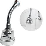 Dona D Cor Ponteira Torneira Gourmet Arejador ABS Cromado Com Extensor Prolongador Inox Flexível Chuveirinho 3 Jatos 360 Graus Bocal Bico Torneira Pia Cozinha