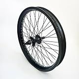 DONSP1986 Aro Traseiro De Bicicleta De 20 Polegadas Calibre 12 Roda De Liga De Alumínio De Parede Dupla Com 36 Raios Aro Traseiro De Bicicleta De 20 Freio A Disco De 135 Mm Preto 
