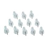 Dopro Pacote Com 12 Maçanetas De Cabeça De Galinha Vintage Universais De 1 10 2 Cm Tamanho Pequeno Botões De Potenciômetro De Baixo Para Guitarra Botão Amplificador Pedal De Efeito Puxadores De