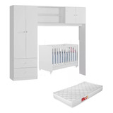 Dormitorio Infantil Conjugado Guarda Roupa berço Colchão