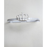 Dossel Liso Com Coroa Imperial Branco P Mosquiteiro Berço