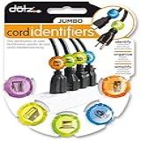 Dotz Identificadores De Cabo Jumbo Office - Pacote Com 5 Identificadores De Cabo