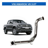 Downpipe Aço Inox 304 Amarok V6 225cv Elimina Dpf