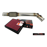 Downpipe Aço Inox Amarok 140cv Landi Filtro Esportivo K n