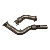 Downpipe Bmw M3 M4 M2c Motor S55 Inox 304 Com Malha Flexível