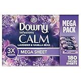 Downy Lenço Amaciante Para Secadoras Calm Megasheets 60 Folhas