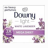 Downy Lenço Amaciante Para Secadoras Calm White Lavander Megasheets 60 Folhas