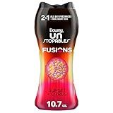 Downy Unstopables Fusions Contas Estimuladoras De Perfume De Lavanderia Aroma Cítrico E Pôr Do Sol 303 G Frescor 2 Em 1 O Dia Todo