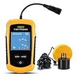 DOYING LCD Tela Colorida Portátil Wired Fish Finder 100 M Profundidade Sonar Sonar Eco Soundfinder