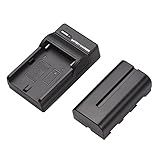 DOYING NP F550 NP F570 Kit De Bateria E Carregador De Câmera 1PC 7 2 V 2600mAh Grande Bateria Recarregável Com Substituição De Cabo USB Para SONY NP F550 F570 F750 F770 F960 F970