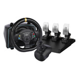 Doyo Racing Wheel Com Pedais Responsivos E Feedback De Vibra