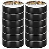 DPEI 12Pcs Fita De Viga Para Deck 2 X 50 Fita De Viga De Butil Para Deck Fita De Proteção Para Viga Fita De Pisca Pisca Para Deck Fita De Viga À Prova D Água Para Deck Vigas